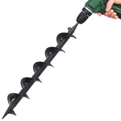 Erdbohrer Stahl 75x600mm Erdlochbohrer Pfahlbohrer Bohrer Erdbohrgerät vidaXL