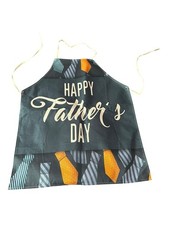 NEW novelty adult ONE SIZE apron full coverage canvas funny FATHERS DAY