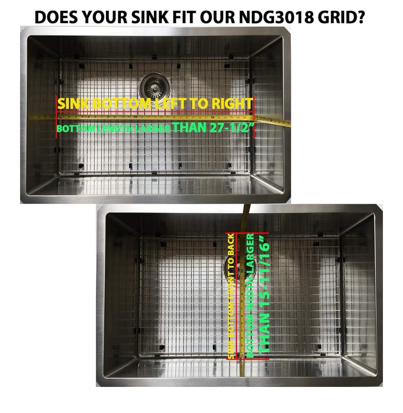 Kitchen Sink Bottom Grid Rack Protector
