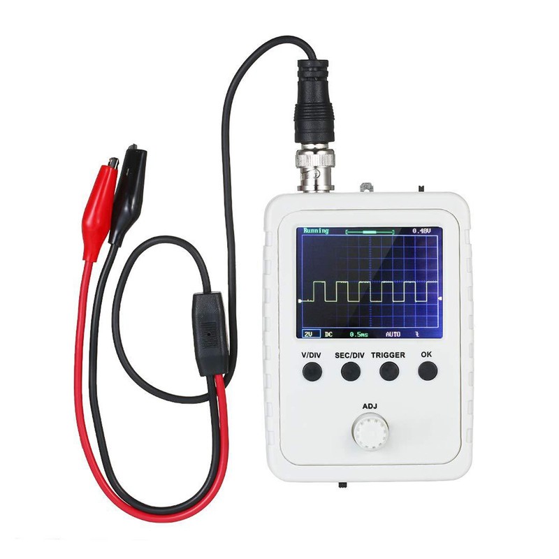 2.4in LCD Display DSO150 Digital Oscilloscope Assembled With Case Test Clip Kit