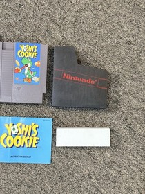 YOSHI'S COOKIE NINTENDO NES GAME BOX MANUAL