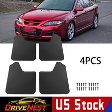 Front Rear Mud Flaps Splash Guard Wide Mudguard For Mazda 6