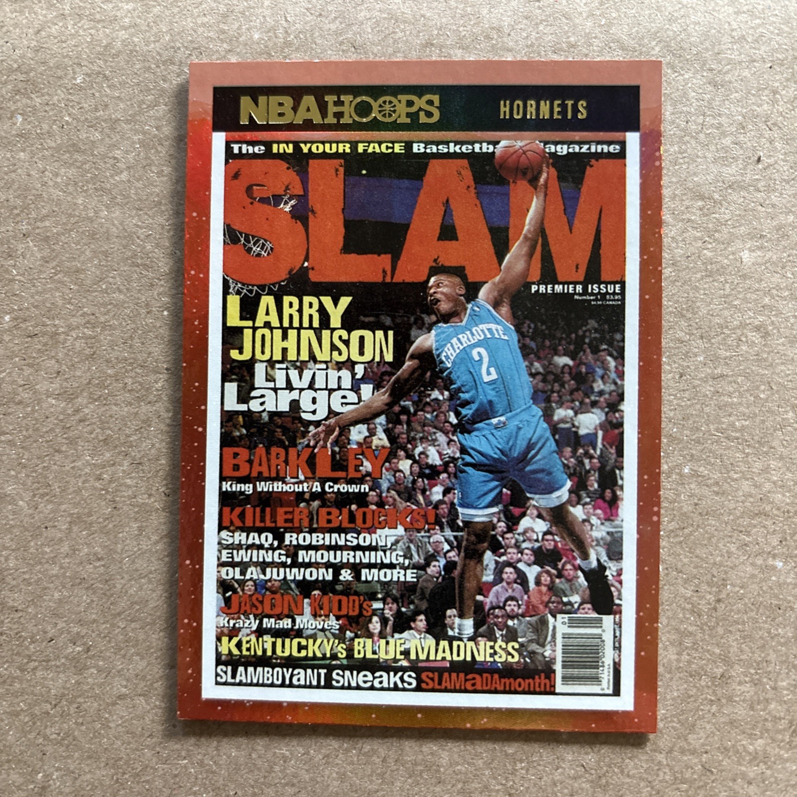 Larry Johnson Holo Slam Magazine 2021-22 Panini NBA Hoops -  #SLAM #1