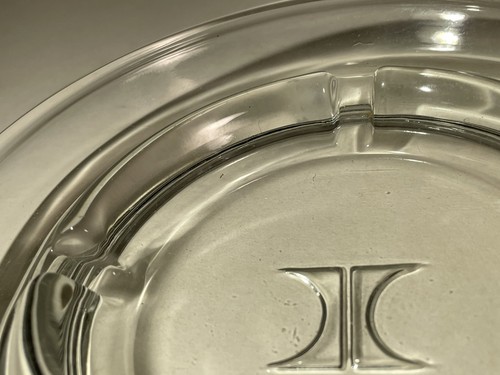 Hilton Hotel schwerer Glas Aschenbecher - 5" Durchmesser mit Hilton Logo Vintage - Bild 13 von 24