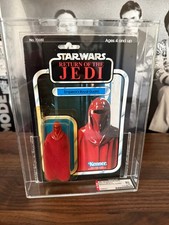 Vintage 1983 Star Wars ROTJ Emperor Royal Guard AFA 80Y Kenner 77 Back A