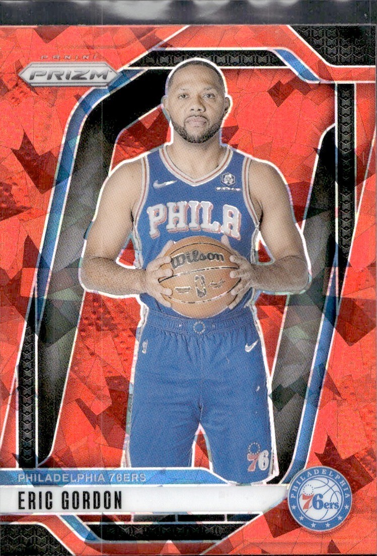 2024-25 Panini Prizm #180 Eric Gordon Prizm Red Ice