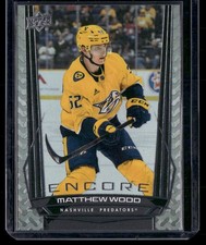 Matthew Wood 2025-26 Upper Deck #E-120 Encore Nashville Predators
