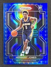 2021-22 Prizm NBA 75th Anniversary Blue Diamond #329 Herbert Jones - Rookie RC