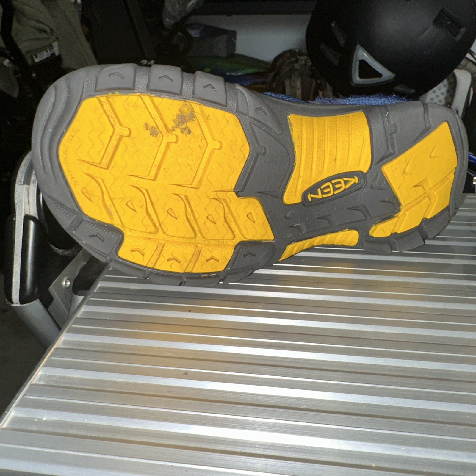 Sandali da acqua KEEN unisex bambino Newport H2 punta chiusa taglia 13 blu