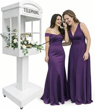 Audio Guest Book Stand Phone Booth Telephone Booth Box for Wedding Party Rentals