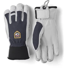 Hestra Gloves Army Leather Patrol Short 5 Finger Glove Navy