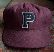 Maroon Polo Ralph Lauren Baseball Cap Hat Embroidered P Patch 