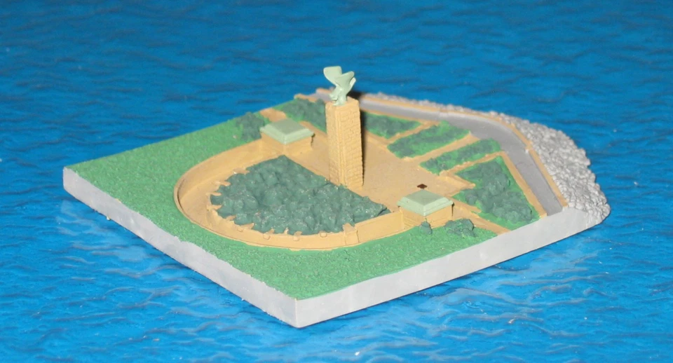 D U-Boot-Ehrenmal in Möltenort, Bille 11, Metall, 1:1250 - Bild 2 von 2