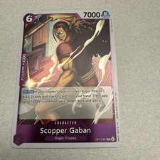 Scopper Gaban OP13-067 FOIL Rare Carrying On His Will - One Piece TCG