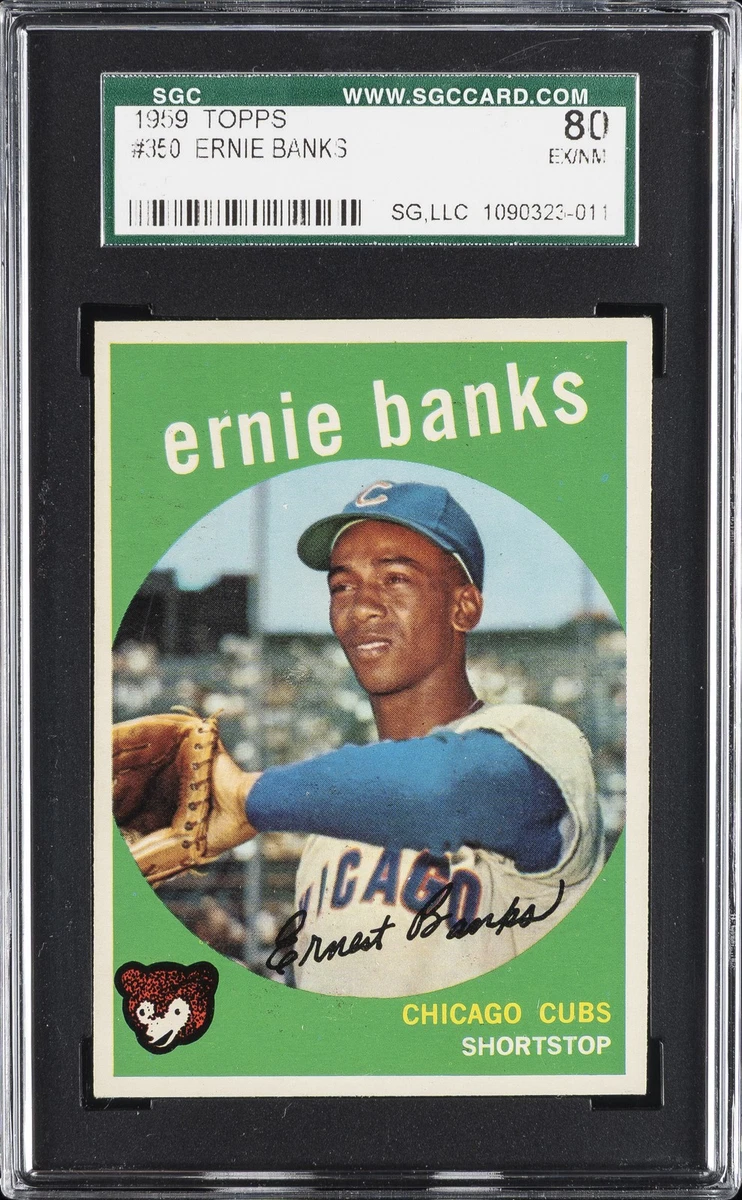 Ernie Banks Baseball 1959 Season Sports Trading Cards