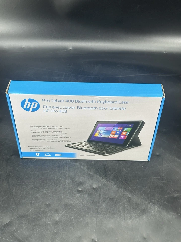 NIB HP Pro Tablet 408 Bluetooth Keyboard Case - Image 2 of 4
