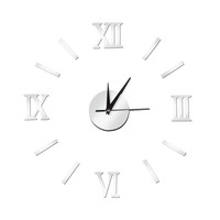 Rahmenlose Diy Wanduhr 3D Spiegel Wanduhr Mute Wandsticker FüR Wohnzimmer