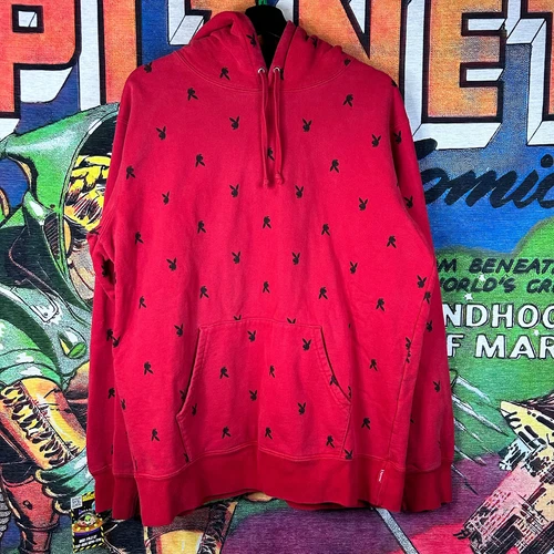 Sweat à capuche Supreme FW15 Playboy taille L