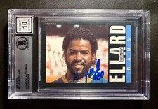 1985 Topps Henry Ellard #80 Signed Auto BAS Beckett Gem 10 Future Hall Of Fame