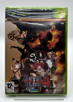 Xbox Metal Slug 4, UK Pal, Brandneu & Factory Sealed