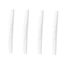 4Pcs Universal Car Door Edge Guards Silicone Car Bumper 6 0.6INCH Transparent