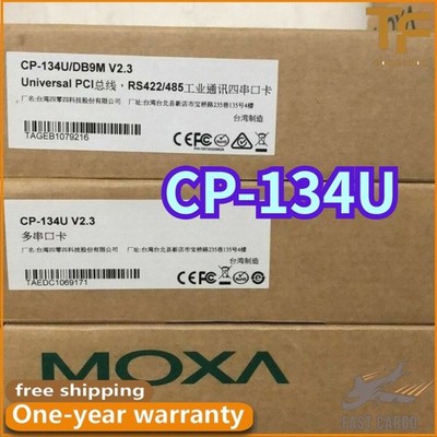CP-134U/DB9M 1PCS NEW IN BOX MOXA 4-port RS-422/485 pci multi-serial port card #
