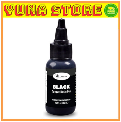 Liquid Color Dye Black - 1 oz, Highly Concentrated, Versatile for Resin & Art...