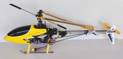 Align T-Rex 450EP Pro R/C Flybarred Electric Helicopter Used, Excellent Cond.