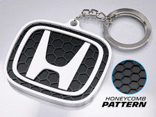 Honda Logo Keyring ? Honeycomb Pattern ? All Colours Available