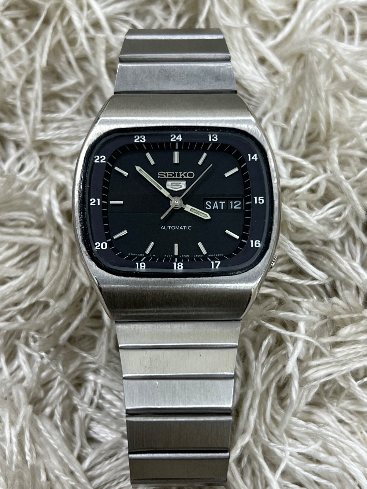 mans black 6309-523A seiko dial for - vintagewatches.pk