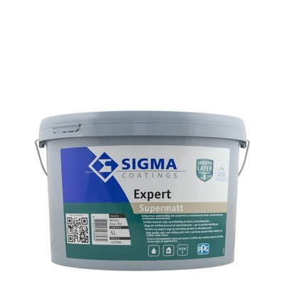 Sigma Expert Supermatt 5L weiss Deckenfarbe, Wandfarbe,