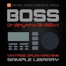 Boss DR-550 MKII Drum Machine Sample Library 50 Samples - Instant Access