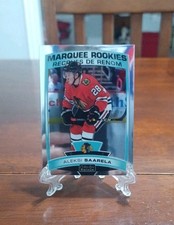 2019-20 O-Pee-Chee Platinum Aleksi Saarela Marquee Rookies #162 Blackhawks (RC)