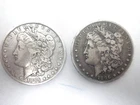 1885 O and 1896 S Morgan Silver Dollars Two Nice Morgans!