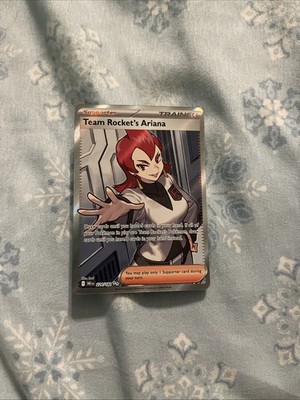 Team Rockets Ariana Ultra Rare Destined Rivals Full Art Trainer Card 224/182