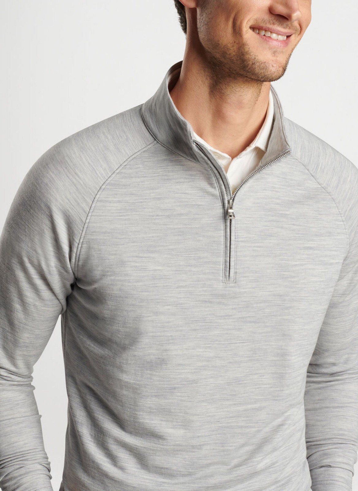 PETER MILLAR Crown Crafted Excursionist Flex Quarter-Zip Sweater Wool Blend XL 24990₽