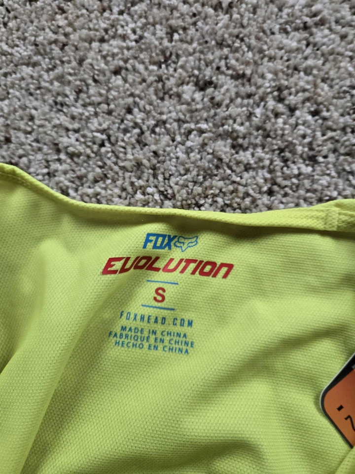 Fox Racing Evolution Pro нагрудник вкладыш мужской маленький желтый черный 15268-001 MTB с подкладкой - Изображение 3 из 4