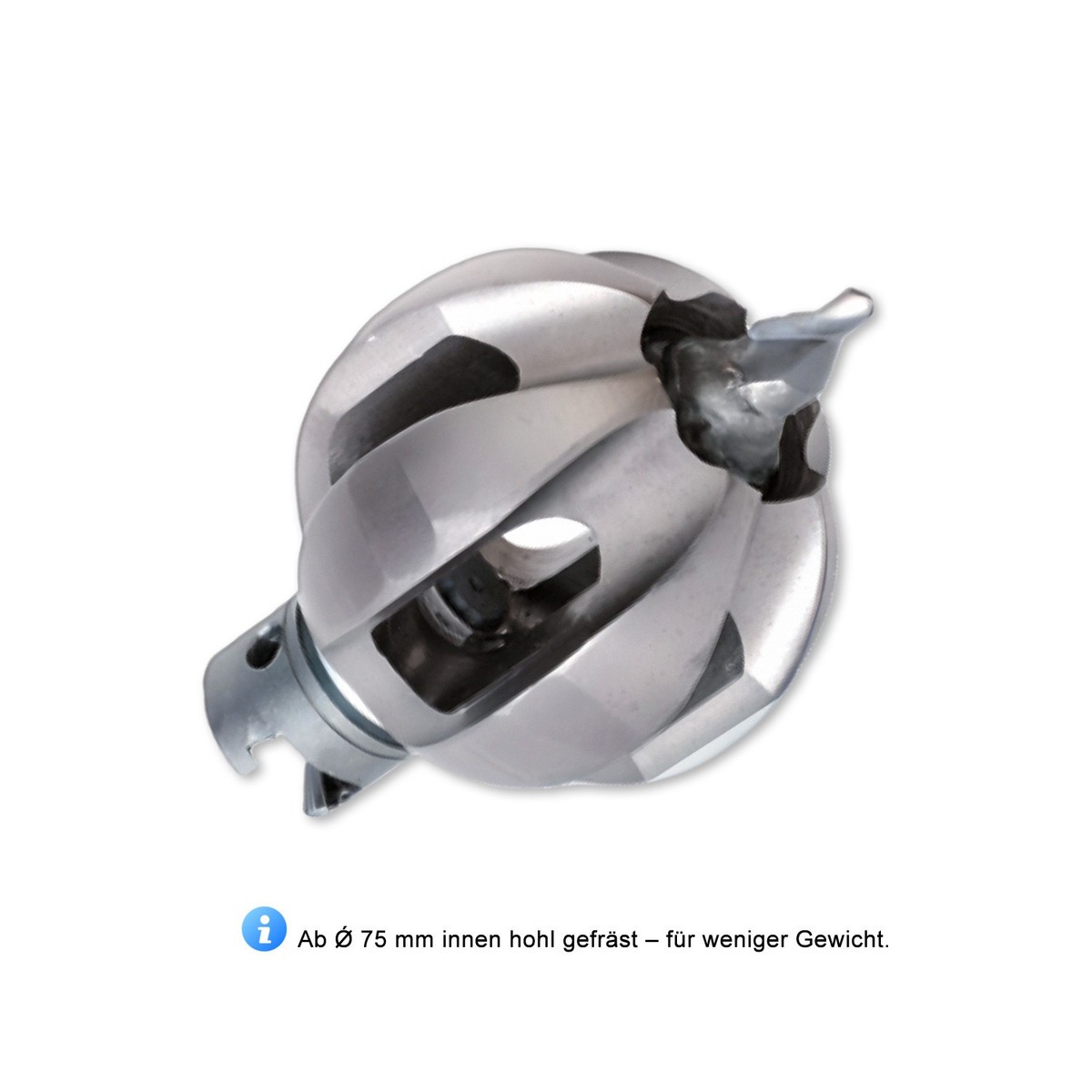 Frästulpe für 16 22 32 mm Spirale, Fräskopf für 50 - 150 mm Rohre Rohrreinigung