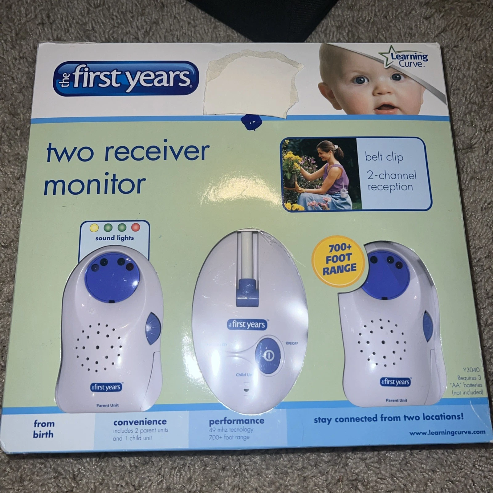 The First Years Two Receiver Baby Monitor
