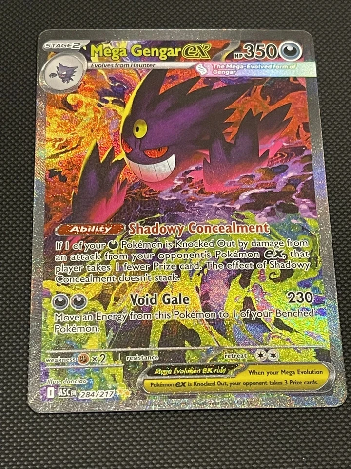 Mega Gengar EX Special Illustration Rare Holo 284/217 Ascended Heroes NM - Image 1 of 4