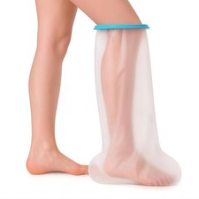 Cast Cover Lower Leg Adult for Showering, Reusable Cast, Dressing and Bandage P