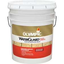 NEW 5 Gal Clear Exterior Multi Surface Waterproofing Sealer for Wood and Masonry