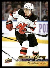 2017-18 Upper Deck UD Canvas YG Nico Hischier Rookie New Jersey Devils #C211