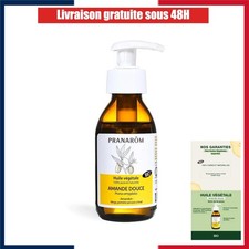 Pranarôm Huile Végétale Amande Douce Bio, Soin Corps et Bébé
