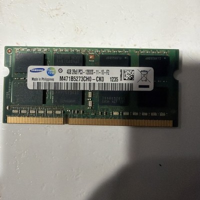 Samsung PC3-12800 4 GB DDR3 1600 MHz PC3-12800 DDR3 Memory (M471B5273CH0-YK0)