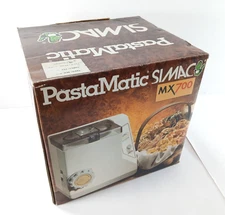 Vintage SIMAC PastaMatic MX700 Italian Electric Pasta Maker Machine +Recipes NEW