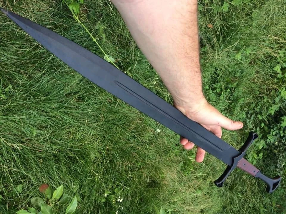 Hand Forged High Carbon Steel Viking Sword Sharp Battle Ready Medieval Sword - Image 3 of 4