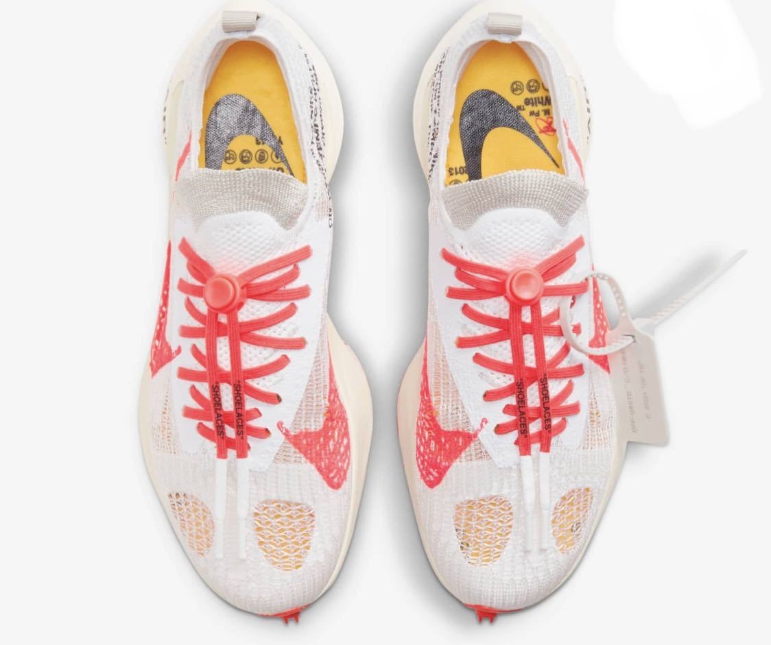 NIKE 27.5cm Off White Nike Air Zoom Tempo Next Flyknit Solar Red thumbnail 2