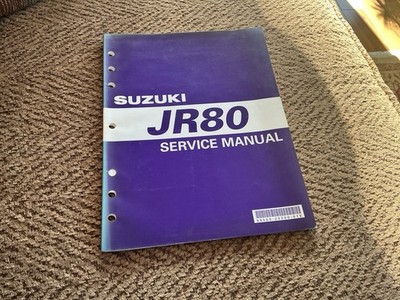 Suzuki JR80 Service Manual 99500-20200-01E   Factory OEM Shop Repair Book