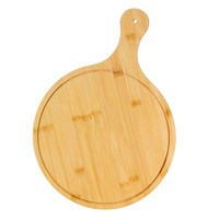 Pizzabrett Schneidebrett Mit Griff - 31.5 / 28.5 Cm Durchmesser Pizza Schaufel